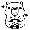 Coleción Kawaii - Capybara niña