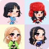 Coleción Kawaii - Black Pink