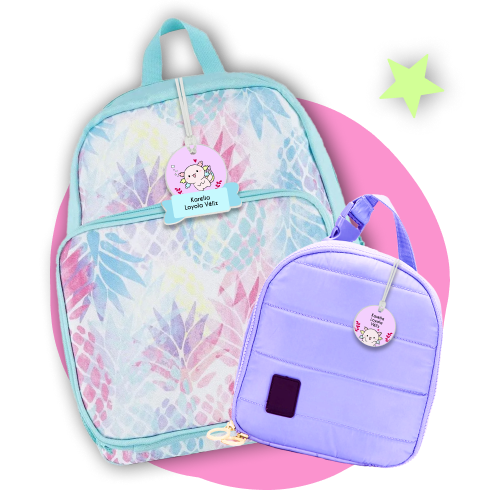 Etiquetas para mochilas