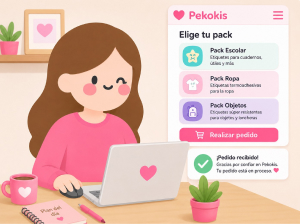 Elige tu pack en el proceso de compra Pekokis