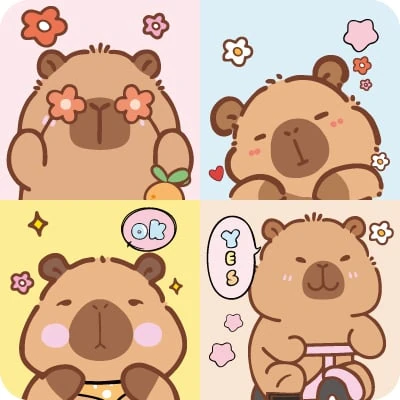 Coleción KAWAII - Capybara