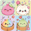 Coleción KAWAII - Dumpling Cute