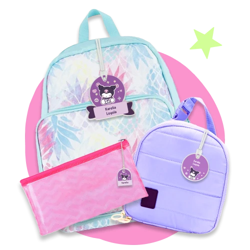 Etiquetas para mochilas
