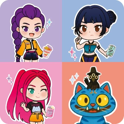 Coleción KAWAII - Guerreras K-Pop