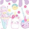 Coleción KAWAII - Paletas