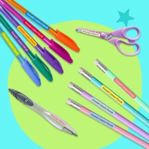 Etiquetas para colores - etiquetas escolares personalizadas Pekokis