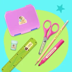 Mini Pack Objetos - etiquetas escolares personalizadas Pekokis