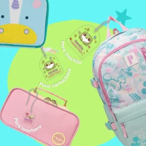 Mochitag Premium Pro - accesorios escolares personalizados Pekokis