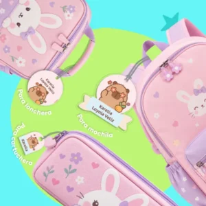 Mochitag Pro - accesorios escolares personalizados Pekokis