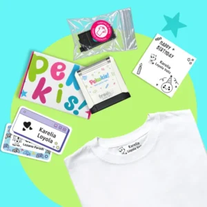 Sellos Trodat para Ropa - accesorios escolares personalizados Pekokis